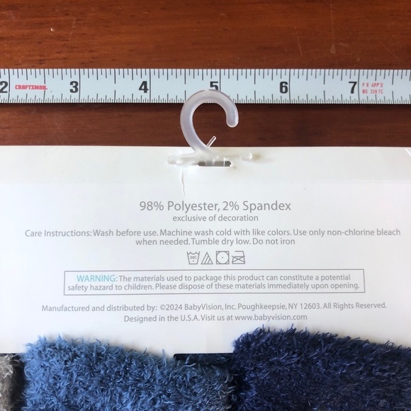 NWT Hudson Baby Socks Size 6 - 12 Months 8-pack Fluffy Fuzzy Cozycore Soft - Picture 6 of 8